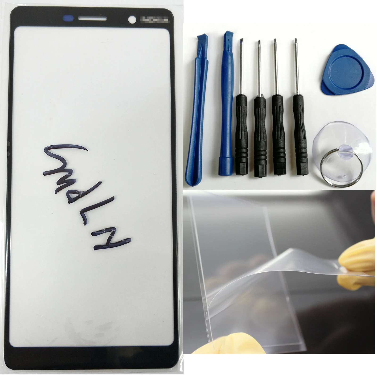 

6 дюймов для Nokia 7 plus TA-1062 TA-1046 TA-1055 внешнее Переднее стекло экрана + OCA