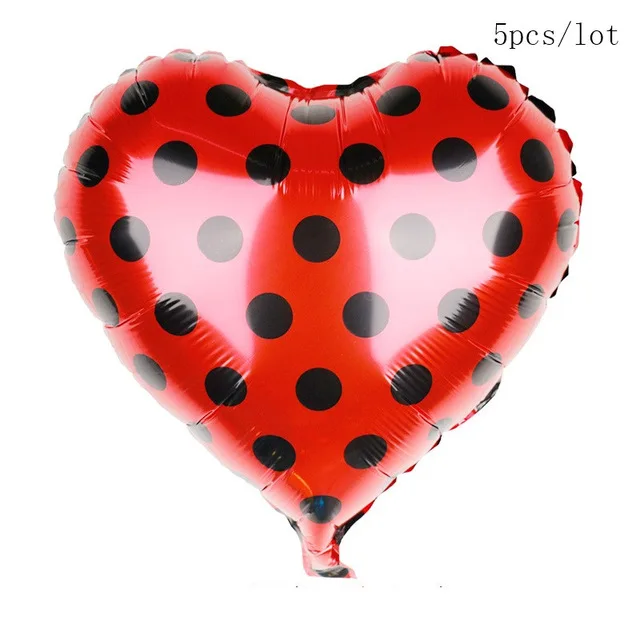 30 шт./упак. 10 дюймов Горячая Божья коровка черный Красный точка латексные шары globos