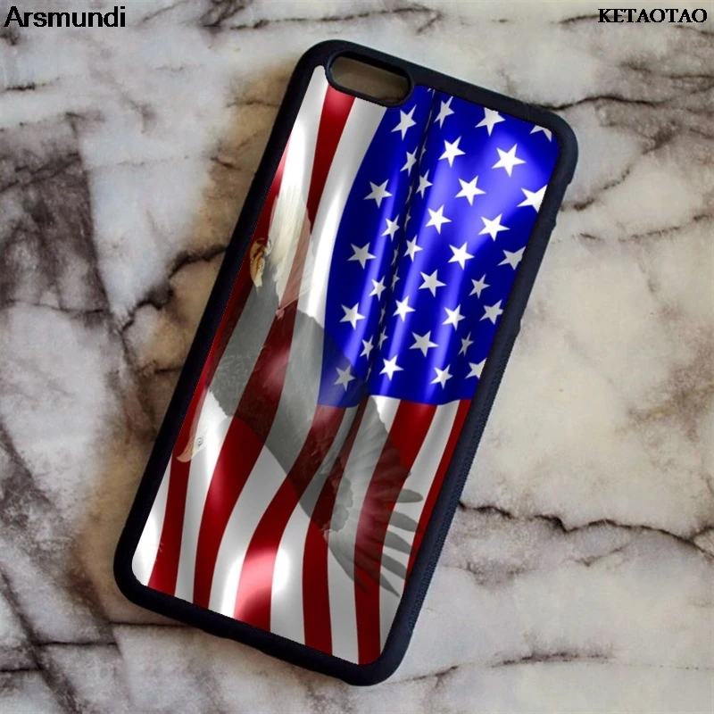 KETAOTAO американский флаг Статуя Свободы телефонные чехлы для iPhone 4S 5C 5S 6S 7 8 Plus X