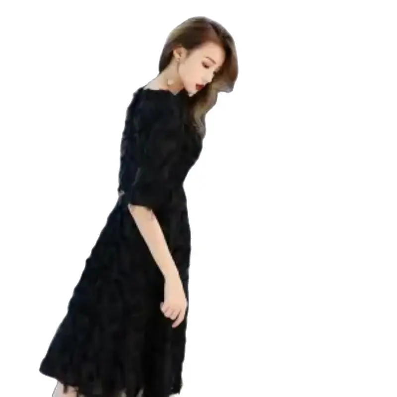 

Bridesmaid's 2019 new spring and summer long socialite annual meeting evening dress women's dress banquet dress