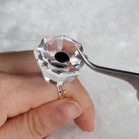 professional tattoo ink ring cupscaps crystal for permanent makeup ring caps pigments cosmetic microblading eyebrow supply