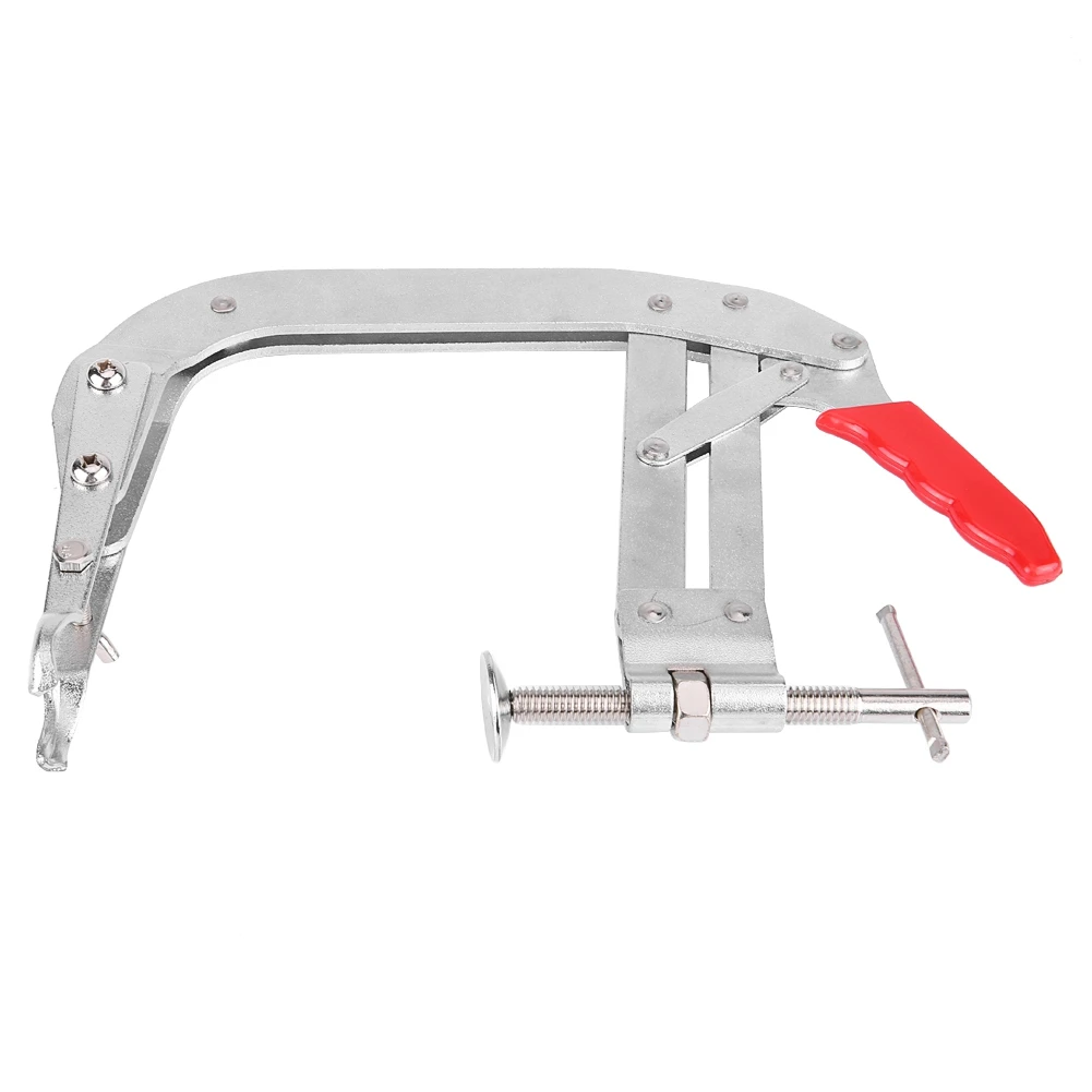 

8" Inch Valve Spring Compressor Engine Lifter Springs Retainer Valve Repair Tool Valve Spring Compressor Silver & Red