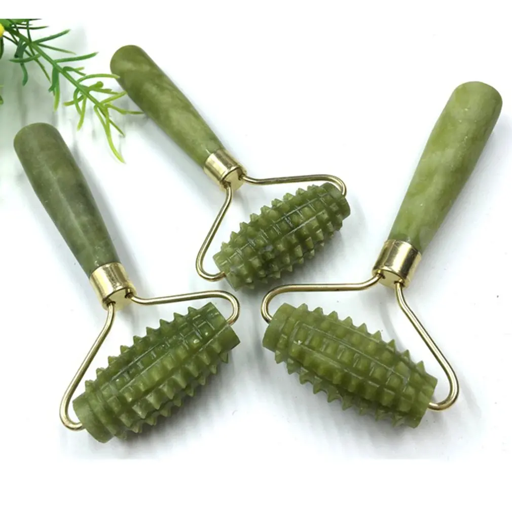 Массажер для лица Джейд роликовый лицевой инструменты ухода за кожей