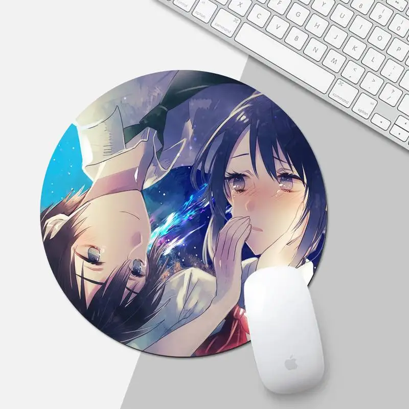 

your name love Durable Rubber Mouse Mat Pad Desk Table Protect Game Office Work Round Mouse Mat pad Laptop Cushion