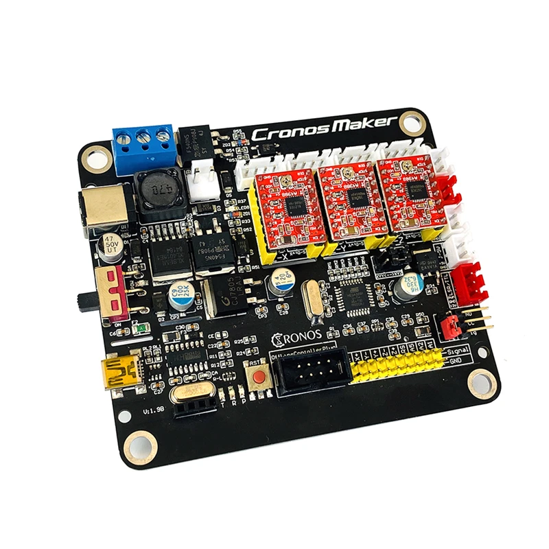 Поддержка шпинделя 300 Вт DIY GRBL 3-осевая материнская плата v3.0 для настольного