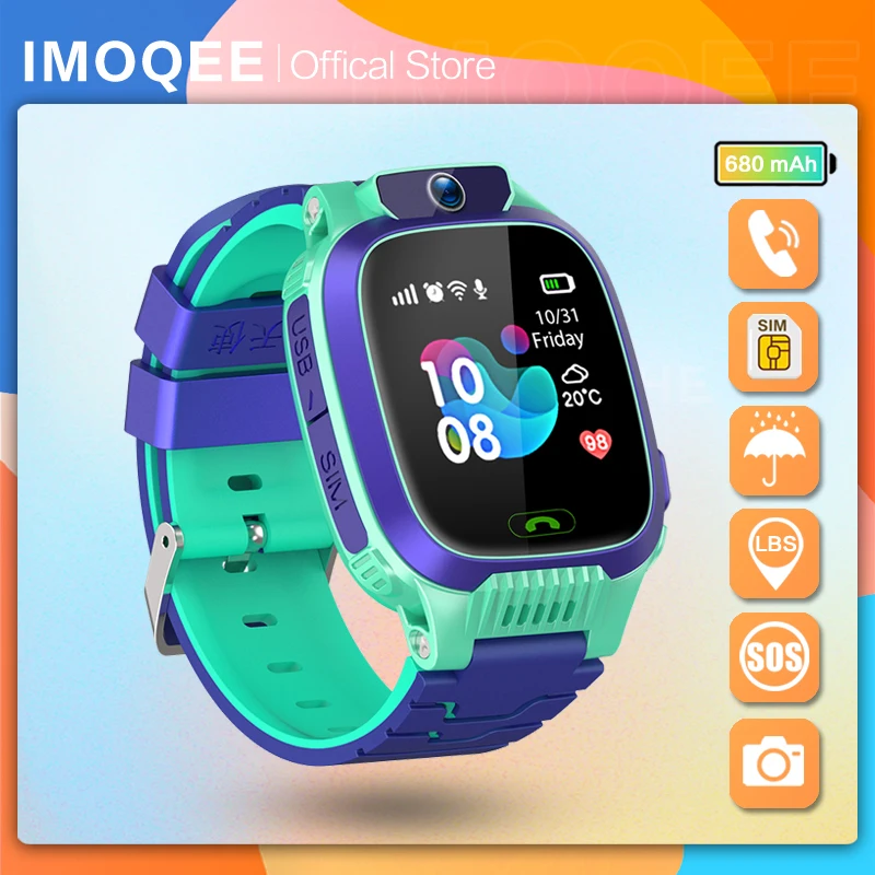 New 2021 Smart Watch Kids GPS Y79 Pedometer Positioning IP67 Waterproof Watch For Children Safe SmartWrist band Android IOS