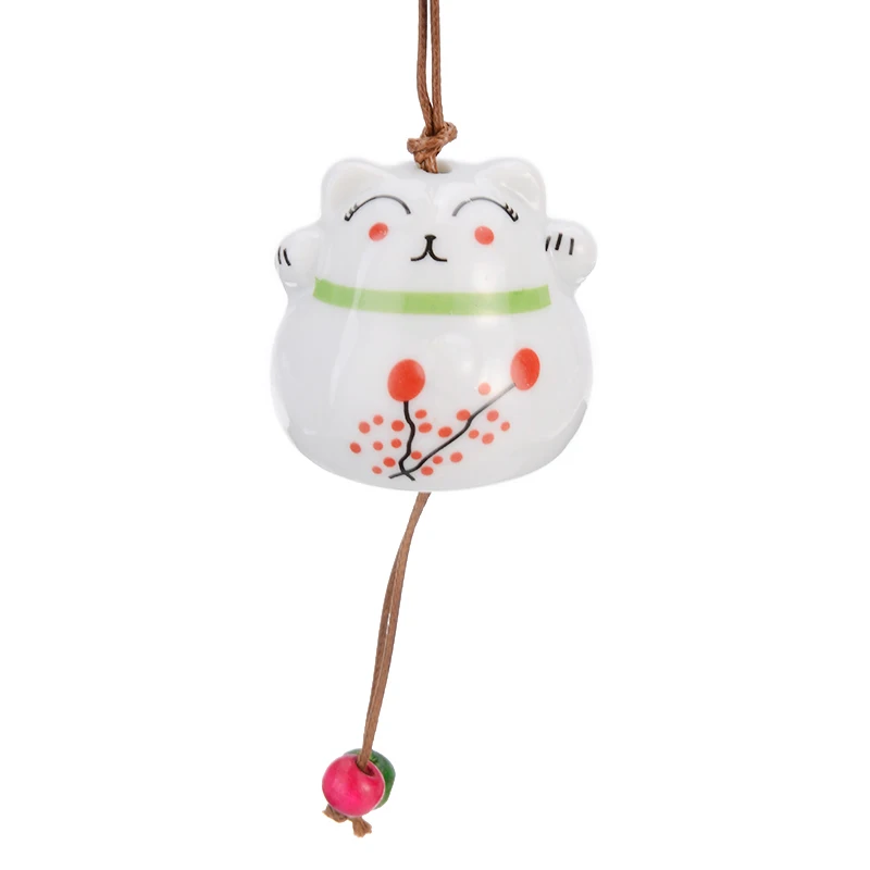 Lucky Cat Подвеска керамические колокольчики 220 мм Висячие для кошек ремесла