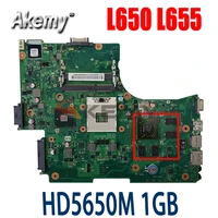 akemy for toshiba satellite l650 l655 laptop motherboard v000218020 1310a2332305 6050a2332301 mb a02 hd5650m 1gb free cpu
