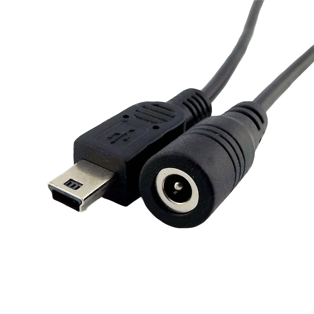 10x DC Power 4 0 мм x 1 7 разъем мама к мини-USB 5-контактному штекеру адаптер соединительный