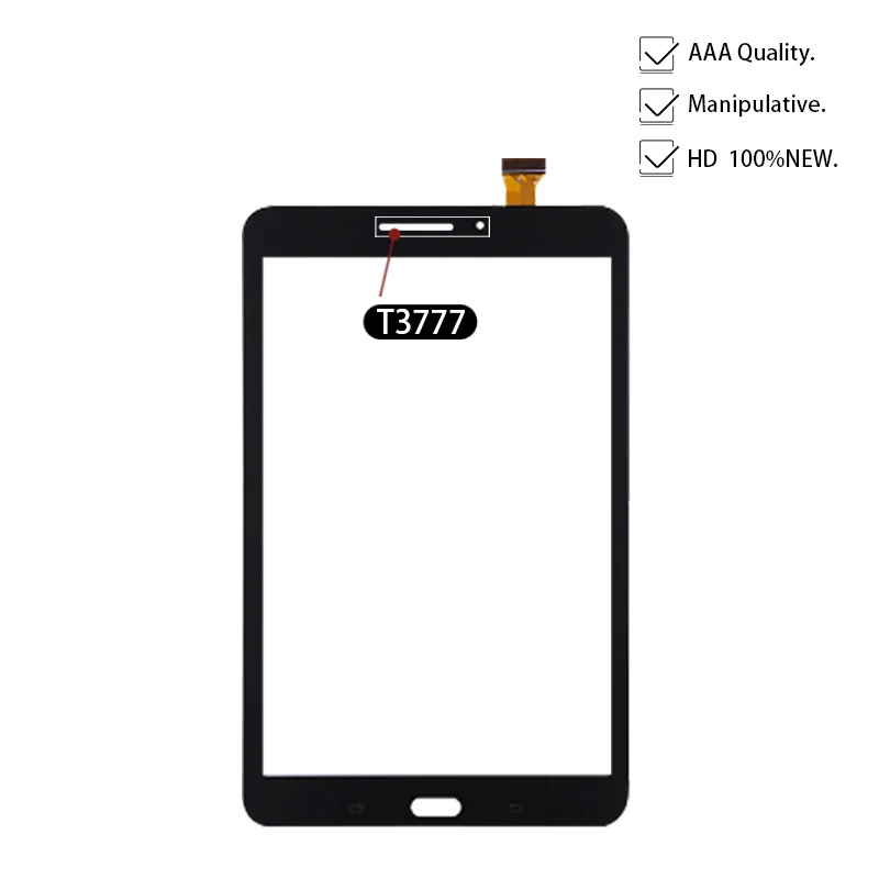 Новинка 8 ''дюймовый сенсорный экран для samsung Galaxy Tab E 8,0 T3777 T377 Сенсорная панель дигитайзер Сенсорная передняя стеклянная линза