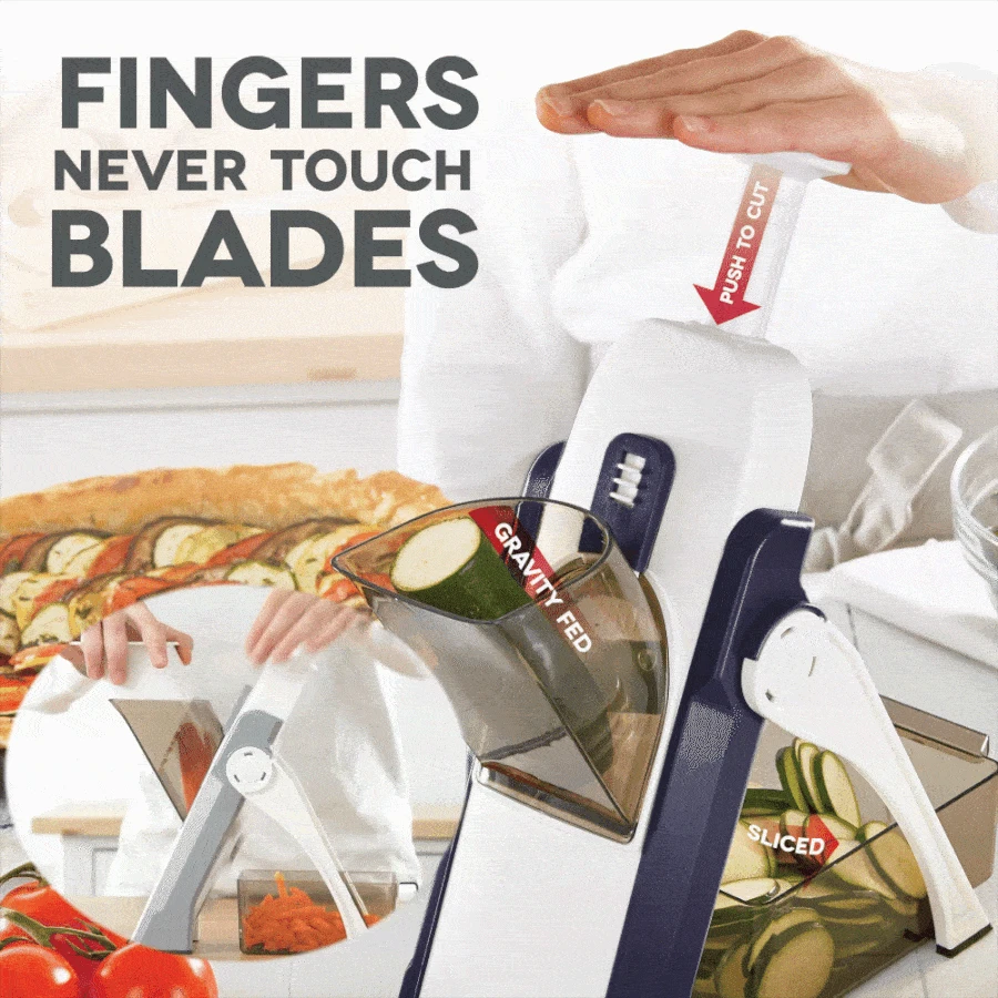 

Manual Vegetable Slicer Foldable Grater Slicer Safe Vegetable Slicers Easy To Cut Potato Chips French Fry Tool Kitchen Gadgets