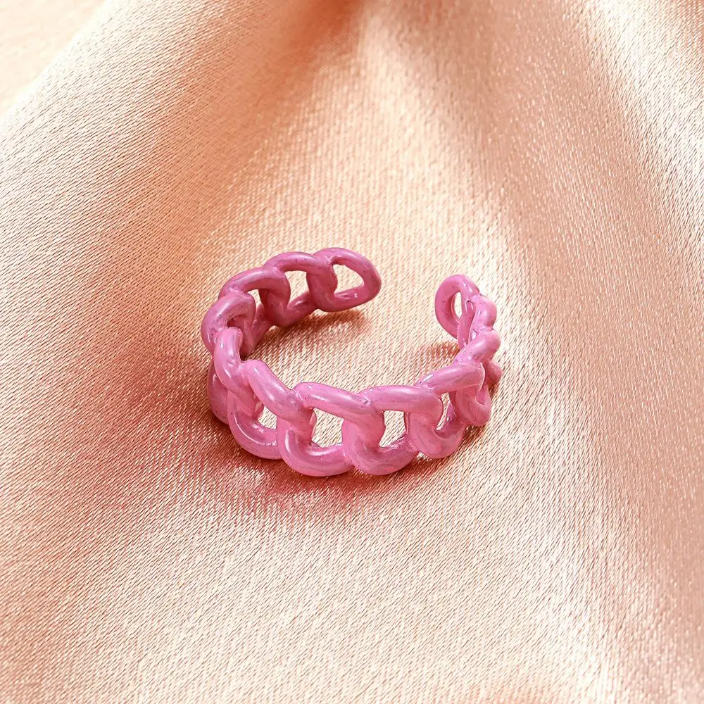 

Gothic Smiley Flower Ring for Women Metal Vintage Simple Korea Fashion Couples Geometric Ring Jewelry 2000S Aesthetic Gifts 2021