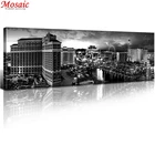Алмазная живопись сделай сам, черно-белая городская пейзаж, Канада, США, Великобритания, городской пейзаж, полноразмерная вышивка, алмазная вышивка сделай сам, домашний декор