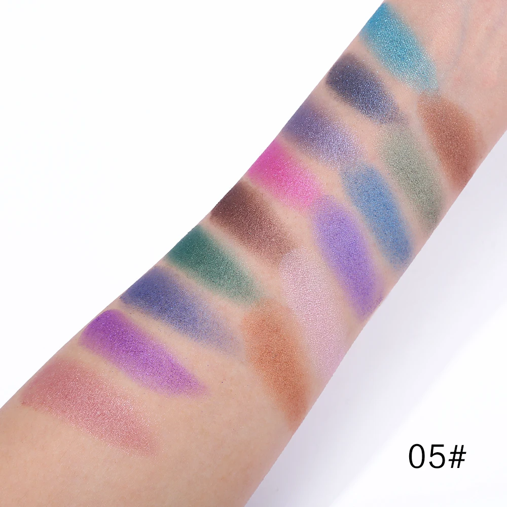 UCANBE палитра для макияжа 15 цветов матовые мерцающие тени век Косметика