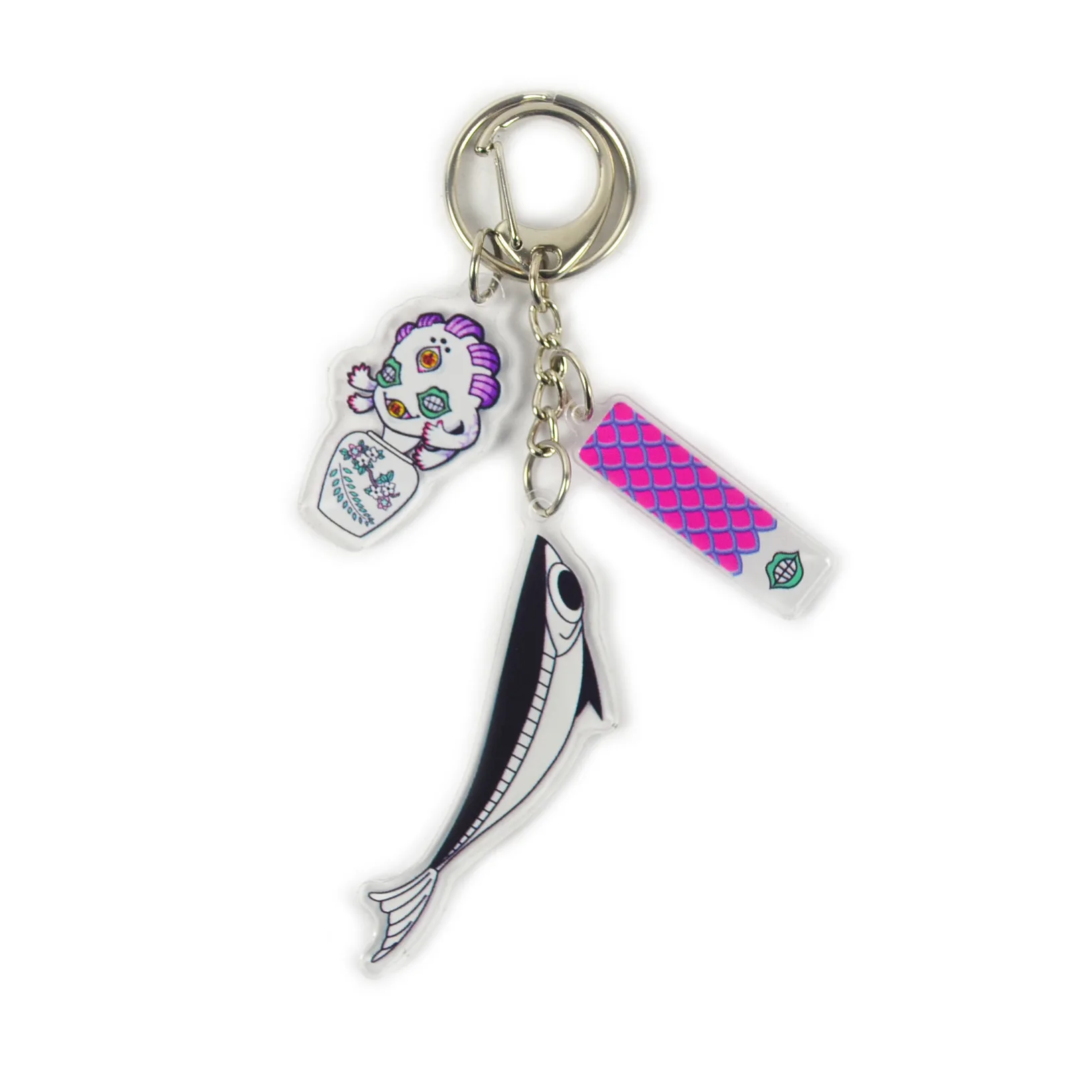 

Anime Demon Slayer Acrylic Keychains Brinco Blade Of Ghost Weapon Suit Keyring Figure Rengoku Shinjurou Tsuyuri Kanawo Keychain