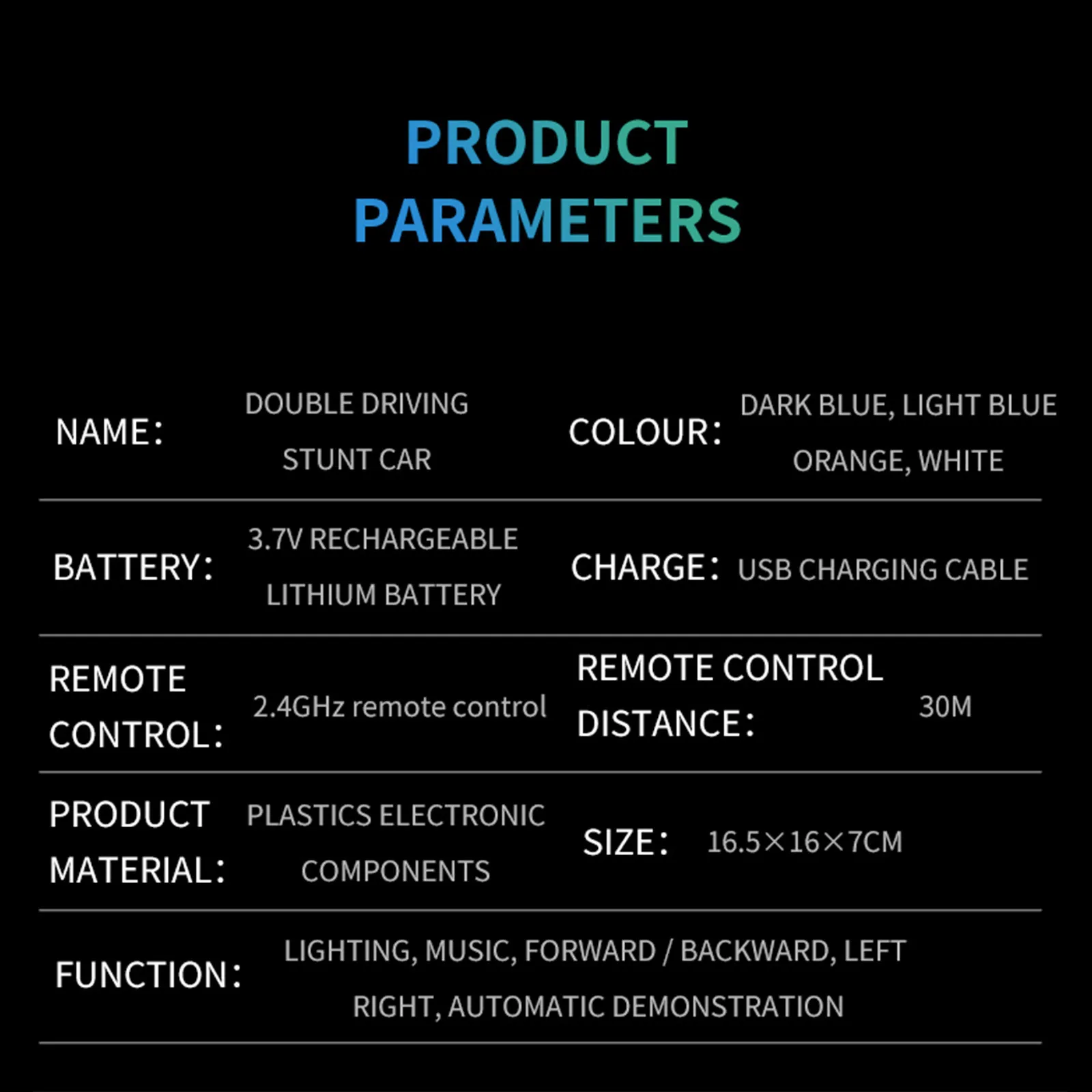 Двустороннее ведро с поворотом на 360 ° пульт дистанционного управления спрей для