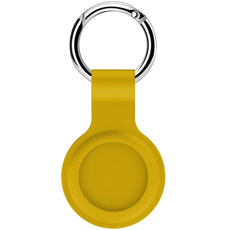 

2021 New Protector Cover with Keychain for AirTags Shockproof Anti-scratch Anti-fall Silicone Protective Case Shell for Air Tags