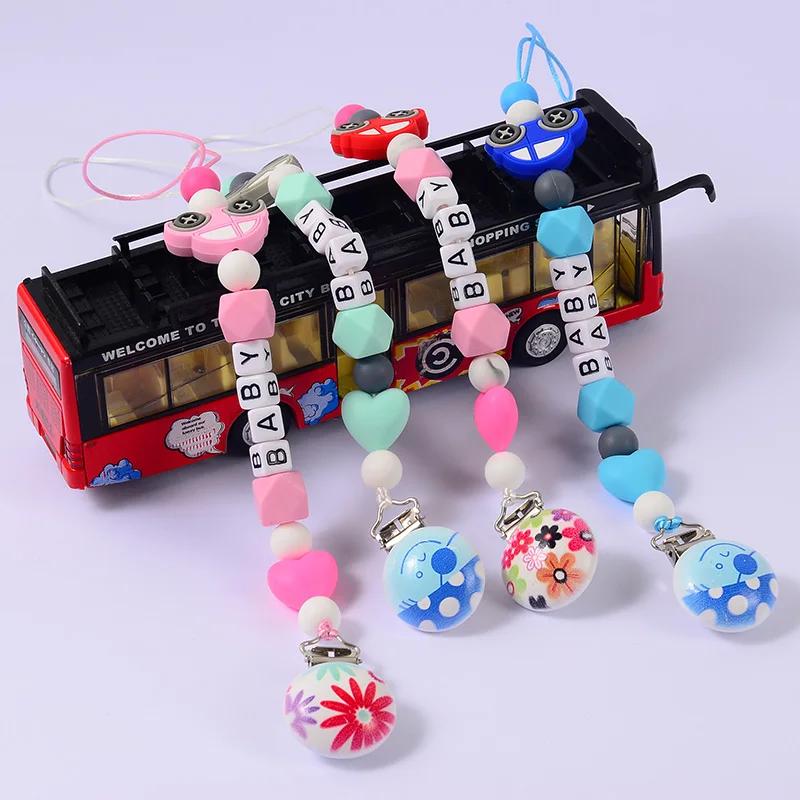 Цепочка для соски пустышки с именем на заказ|Соска-пустышка| |