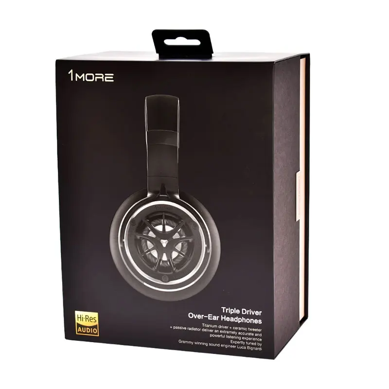 Накладные наушники 1MORE H1707 с тройным драйвером Mp3 бас Hi Fi головная повязка для iOS и