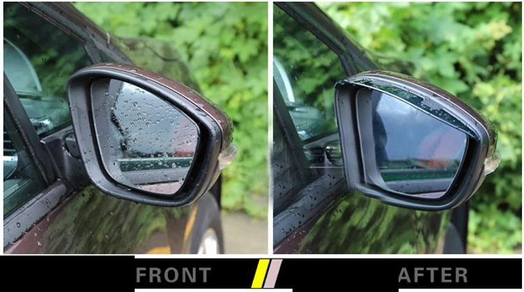 Автомобильные Внешние аксессуары пластиковый дождевой тент для зеркала заднего