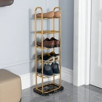 shoe rack simple doorway narrow and small household economy six layer dust proof and space saving storage shoe cabinet