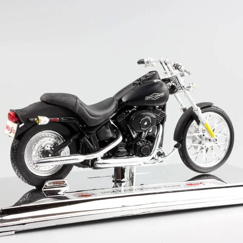 

Maisto 1/18 1:18 Scale 2008 FXSTB Night Traink Motorcycle Diecast Display Alloy Plastic Collectible Models Children Boys Kid Toy