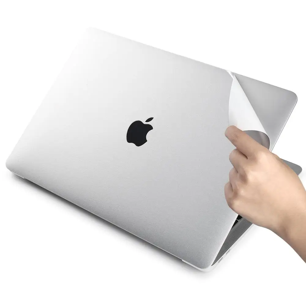 Silver Batianda Серебряный полный корпус ноутбука кожи стикер совместимый с новым MacBook Pro Touch Bar Air Pro retina 13 15 A1932 A1989 A1990 - Цвет: Silver