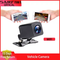 2020 new wireless car rear view camera wifi reversing camera dash cam hd night vision mini body tachograph for iphone android