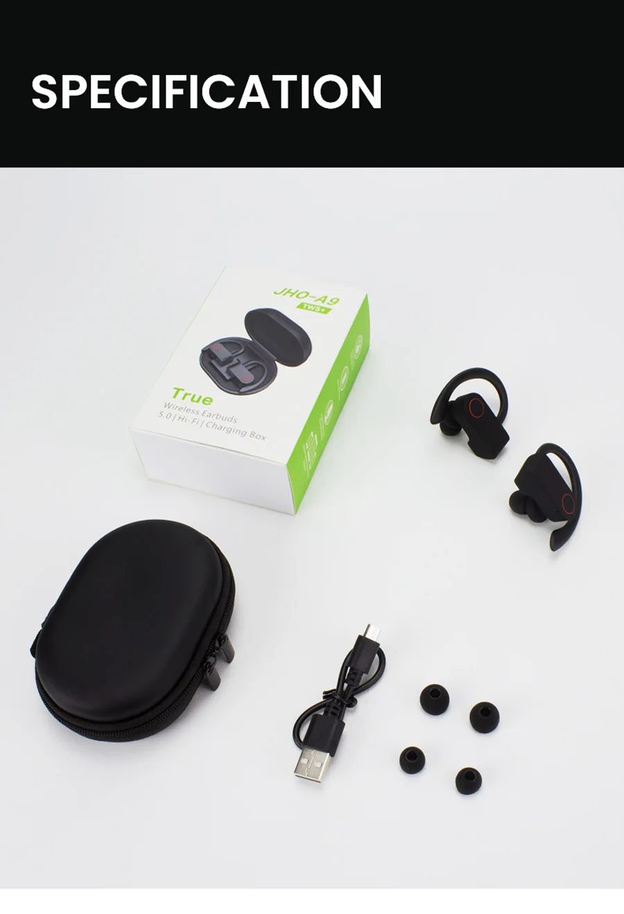 Спортивные TWS 5,0, Bluetooth наушники, настоящие Беспроводные наушники с шумоподавлением, наушники с громкой связью, гарнитура для мобильного телефона с микрофоном