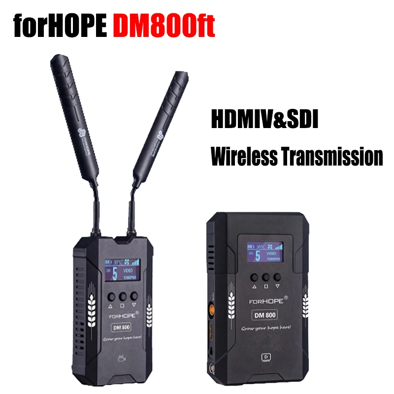 Беспроводной передатчик и приемник forHOPE DM800ft для передачи видео, совместимый с HDMI