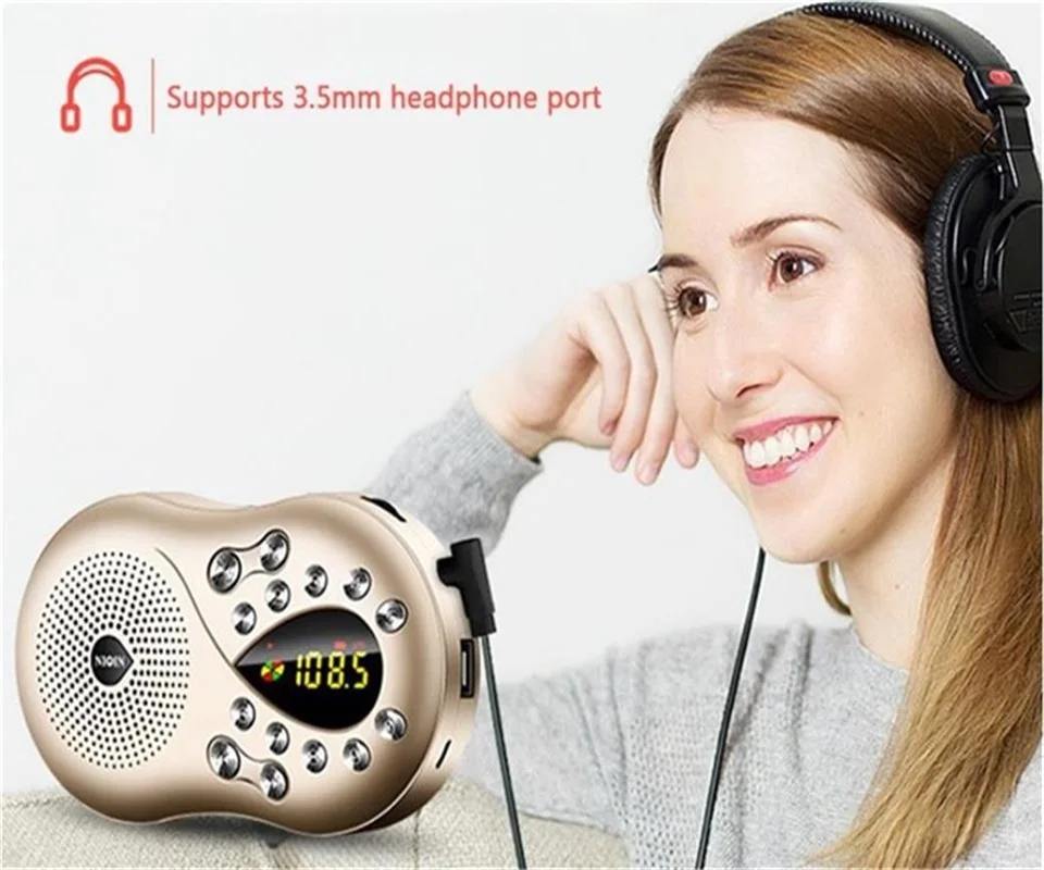 Мини Радио Fm стерео приемник портативный MP3 динамик музыкальный плеер TF карта USB Радио наборы цифровой карманный Dab радио портативный цифровой