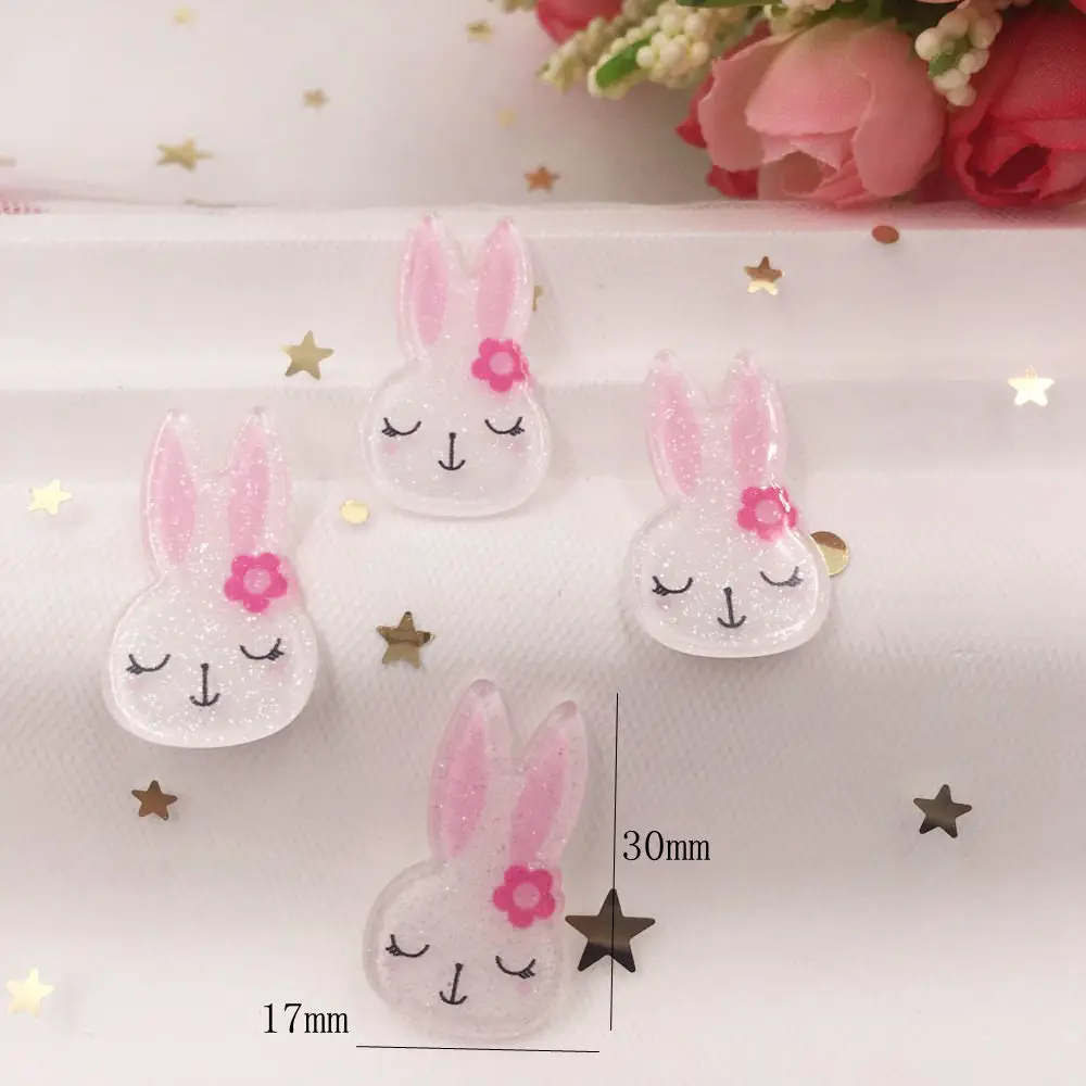 10 шт. милые цветные блестящие акриловые стразы с плоской задней стороной в виде