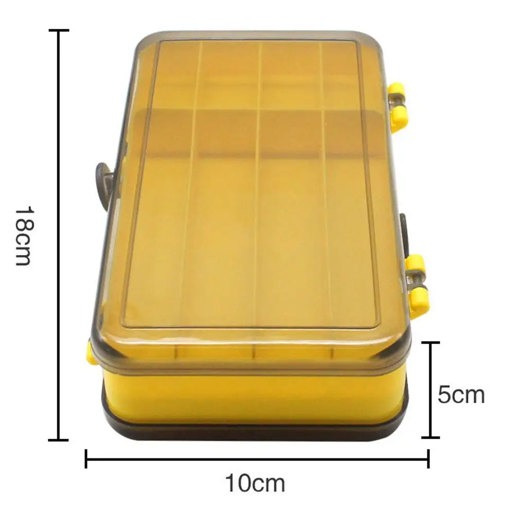 

Plastic Fishing Tackle Box Transparent Lightweight Fishing Lures Bait Hook Storage Box Fishing Tackle Box Fish Accessories Pesca