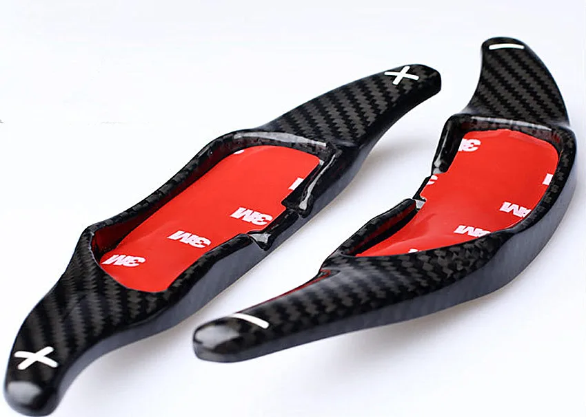 Рычаг переключения рулевого колеса из углеродного волокна для AMG A45 CLA45 C63 GLA45 GLS63