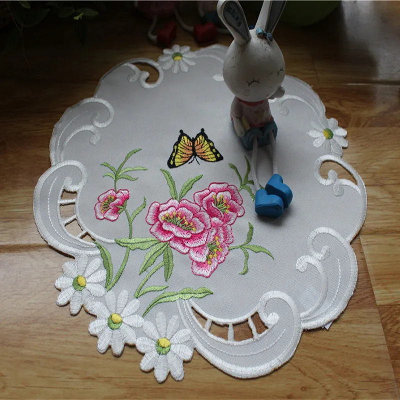 Кружевная кружевная подставка для кружки чайной кастрюли супер цветы коврик с