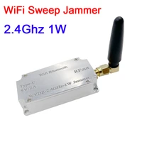 2 4g wifi signal sweep frequency jammer 1w power amplifier antenna type c for 2 4ghz bluetooth interference shield