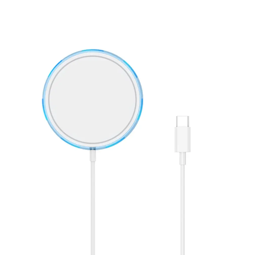 

Hot Wireless Charger 15W Max Fast Charging Pad For IPhone 12/12 Mini/12 Pro Max/SE/11 Pro Max For Samsung Galaxy S21 For AirPods