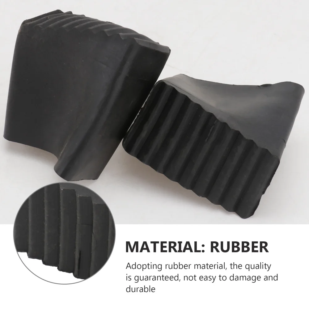 

2Pcs Non-slip Ladder Pads Ladder Foot Pads Ladder Foot Protective Covers (Black)