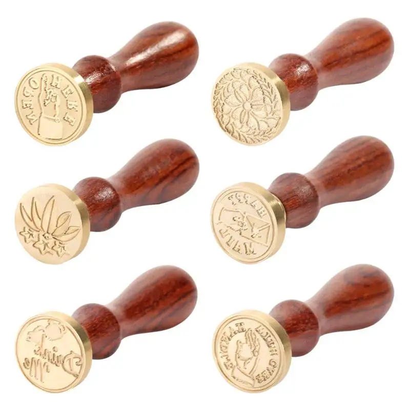 Ретро DIY уплотнительные восковые штампы огонь картина 3D печать для тиснения воск