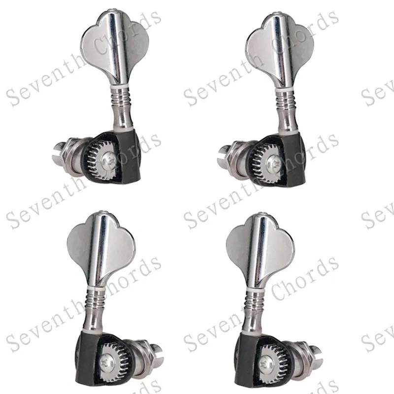 Набор из 4 шт. хромированных колышек для бас тюнинга тюнеры гитары аксессуары