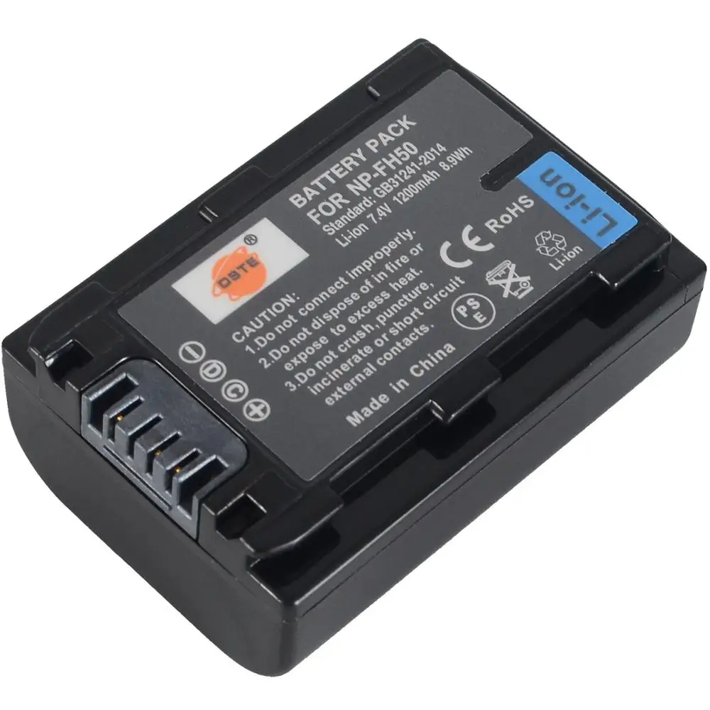 Аккумуляторная батарея DTE для Sony A230 A290 A390 HX100 HX200 камер TG3 TG5 TG7 2 шт. в комплекте с