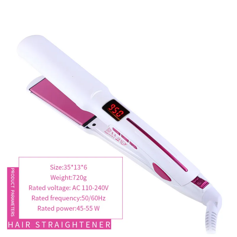 Профессиональный Выпрямитель для волос 2 в 1 керамическая нагревательная