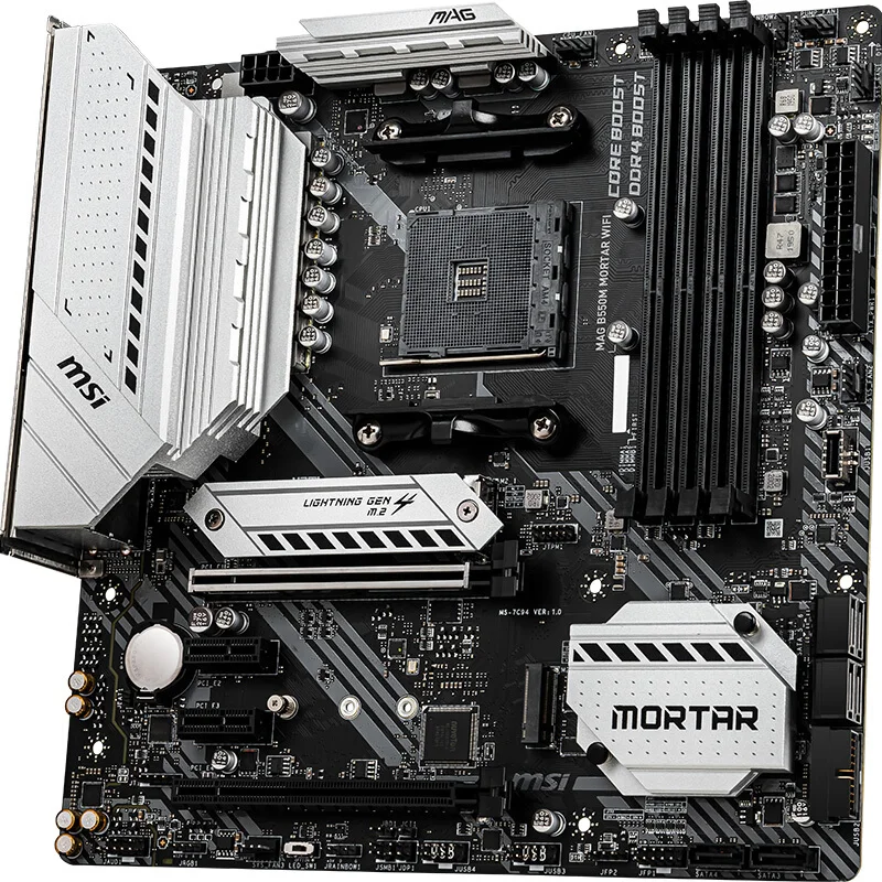 Verkauf Marke Neue MSI MAG B550M MÖRTEL WIFI Computer Motherboard Unterstützung Ryzen 5600X/5800X/3700X/3600X CPU (AMD B550/Buchse AM4)