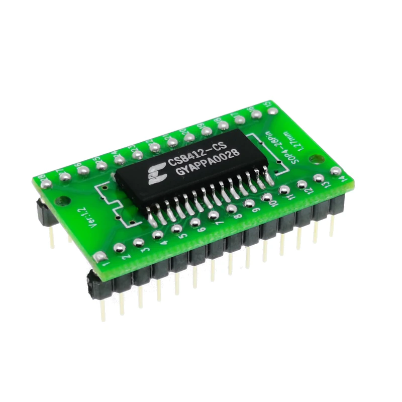 1 шт. флэш-память CS8412CS CS8412 флэш-SOP28 до DIP28 | Электронные компоненты и принадлежности