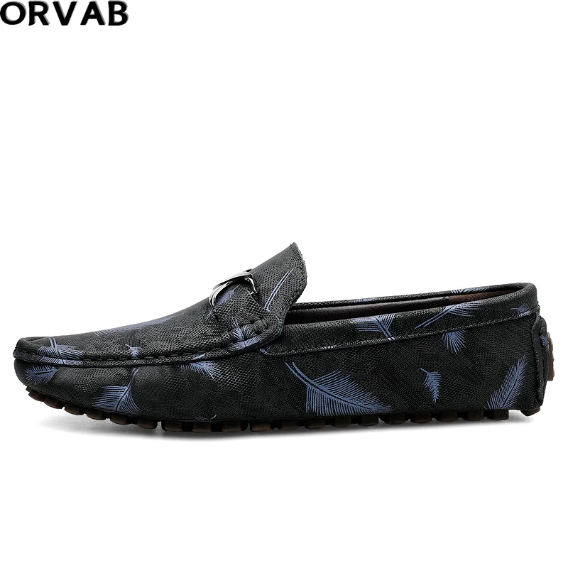 

Mens Loafers Shoes Luxury Men Casual Shoes 2020 Youth Brand Fashion Loafers Men Non-slip Wear-resistant Soft Driving Mens Shoes