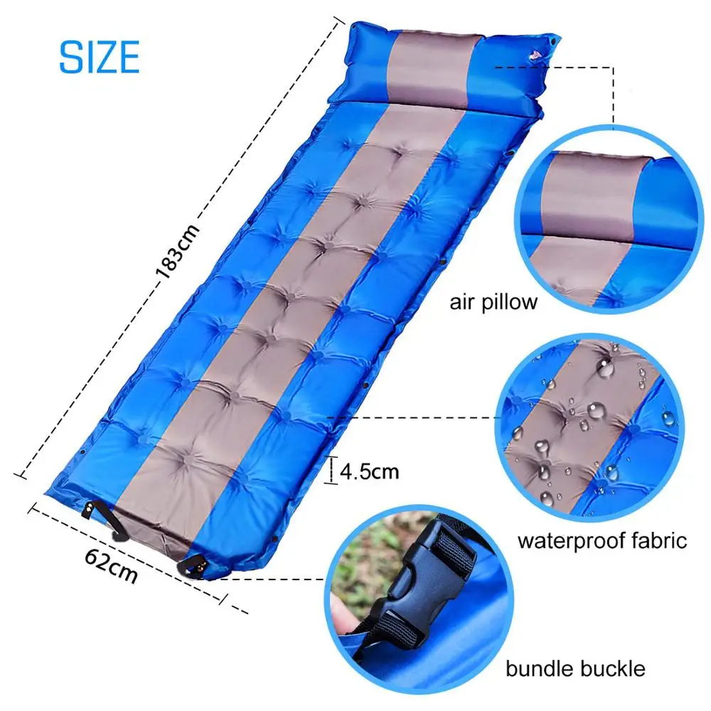 Надувной матрас Desert &amp Fox с воздушной подушкой портативный одиночный надувной