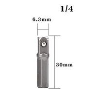 to socket adapter drill driver extension for hex impact shank silver socket square 14 chrome vanadium steel