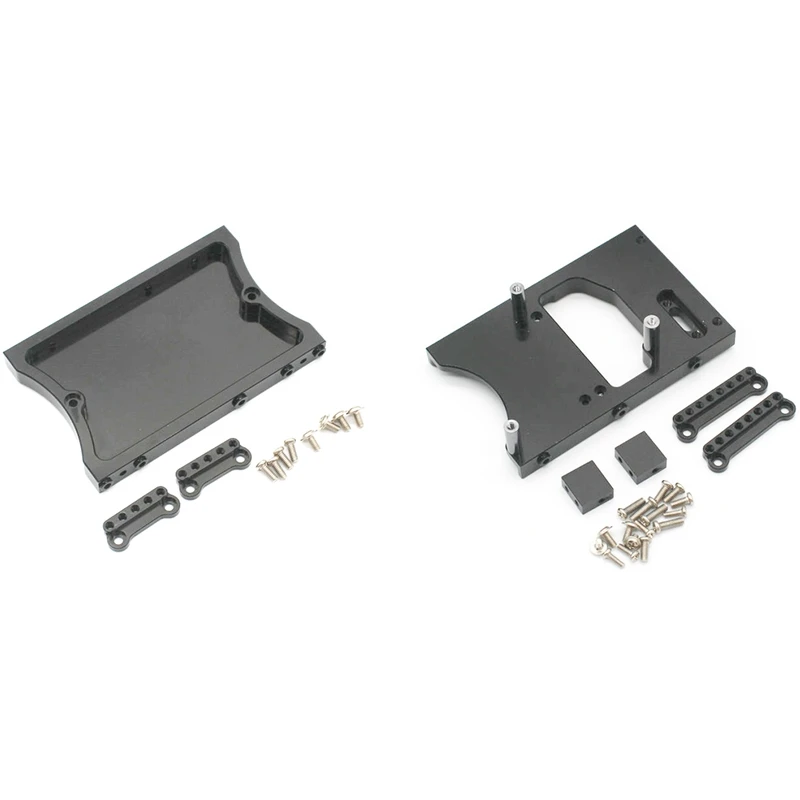 

Aluminum Alloy Steering Servo Fixed Mount Bracket for MN D90 D91 D96 D99 D99S MN90 MN99S 1/12 Black & Metal Bracket Beam