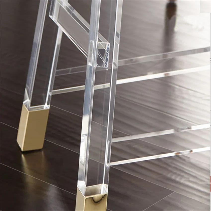 Прозрачный акриловый брус кресло барный стул простая Мода креативный