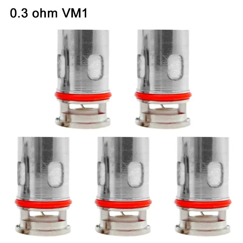5 Pcs/Box Replacement Atomizer Coil Head for VINCI PNP Coils 0.3ohm VM1 0.45ohm M1 0.6ohm M2 0.8ohm R1 1.2ohm C1